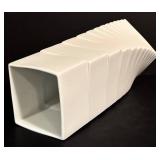 LL - Group of Modern Home Decor including Candleholder, Platter, and Vase