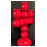 LL - Group of Modern Home Decor including Candleholder, Platter, and Vase