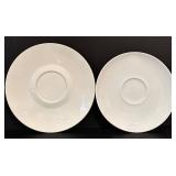 LL - Rosenthal Germany White Porcelain Tableware Lot - Appetizer Plates, Saucers, Bowl, Sugar Dish