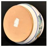 LL - Ceramic Kitchenware Set with Leaf Platter, Lidded Tureen, and Yellow Mugs