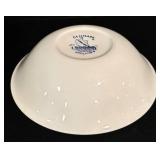 LL - Vintage Denmark Blue and White Dinnerware Set Plates, Bowls, Saucers, Mugs