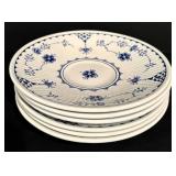 LL - Vintage Denmark Blue and White Dinnerware Set Plates, Bowls, Saucers, Mugs