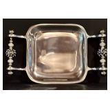LL - Vintage Collection of Silver Plated Serving Trays and Bowls