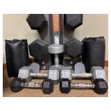 LL - Hoist Dumbbell Rack with Assorted Dumbbells and Weights