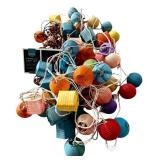 LR - Set of Colorful Lantern-Style Umbrella Light Strings with Box