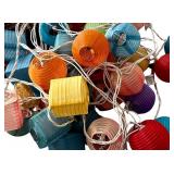 LR - Set of Colorful Lantern-Style Umbrella Light Strings with Box