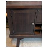 G - Dark Wood Sideboard Buffet Cabinet with Wine Storage
