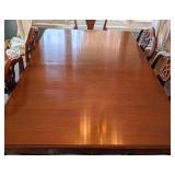 DR - Wood Dining Table with 6 Chairs and 3 Leaves