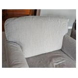 LR - Pair of Grey Ikea Upholstered Armchairs