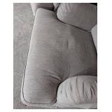 LR - Pair of Grey Ikea Upholstered Armchairs