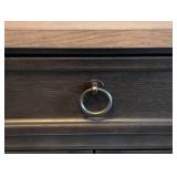 G - Liberty Furniture Hall Buffet Black with Natural Top