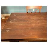 DR - Stylish Wood Dining Table with 6 Chairs