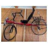 G - Bacchetta Strada Recumbent Bike with Rear Rack and Mirror