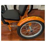 ML - Mobo Triton Orange Three-Wheel Recumbent Cruiser Tricycle