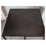 LR - Ethan Allen Black Metal Side Table