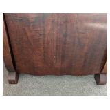 LR - Vintage Mahogany Storage Cabinet with Shelves / Vintage Mahogany Music Cabinet with Shelves