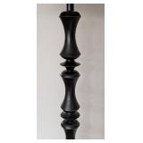 LR - Bronze Floor Lamp with Tan Shade