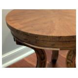 LR - Pair of Drexel Round Side Tables