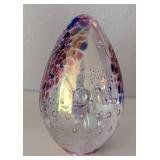 LR - Pair of Glass Eye Studio Art Glass Paperweights