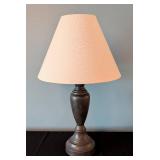 LR - Bronze Table Lamp with Shade, 26 Inch Height