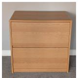 LR - 2-Drawer Wood Finish Lateral File Cabinet