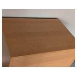 LR - 2-Drawer Wood Finish Lateral File Cabinet