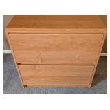 UL - Wood Finish 2-Drawer File Cabinet