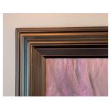 LR - Framed Tulip Painting with Colorful Blooms