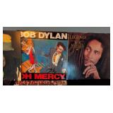 LR - Lot of 6 Bob Dylan and Bob Marley Vinyl Records