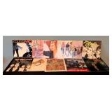 LR - Collection of 10 Vintage Vinyl Records Pop and Rock Artists