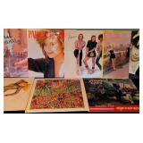 LR - Collection of 10 Vintage Vinyl Records Pop and Rock Artists