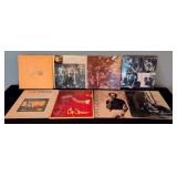 LR - Collection of 8 Classic Rock Vinyl LP Records