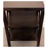 ML - Wooden Side Table with Two Shelves