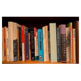 LL - Large Assorted Bookshelf Collection Including History, Novels, Reference, and Nonfiction