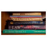 LL - Large Assorted Bookshelf Collection Including History, Novels, Reference, and Nonfiction