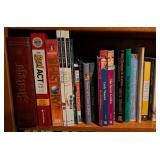 LL - Large Assorted Bookshelf Collection Including History, Novels, Reference, and Nonfiction