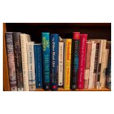 LL - Large Assorted Bookshelf Collection Including History, Novels, Reference, and Nonfiction
