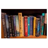 LL - Large Assorted Bookshelf Collection Including History, Novels, Reference, and Nonfiction