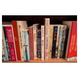 LL - Large Assorted Bookshelf Collection Including History, Novels, Reference, and Nonfiction