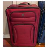 SR - Set of 3 Large Wheeled Suitcases in Burgundy, Blue, and Black