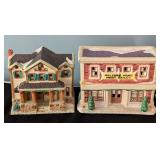 SR - Set of 6 Its a Wonderful Life Christmas Village Houses