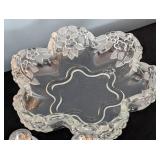 Assorted Vintage Crystal Servingware Collection Including Capri Decanter