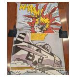 ML - Pair of Roy Lichtenstein Style Comic Art Posters