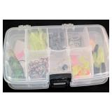 ML - Pair of Fishing Poles with Reels and Assorted Tackle Boxes and Lures