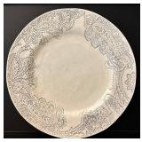 DR - Pottery Barn Scarlet 9 Dinner Plates and 10 Mugs Set with Paisley Pattern
