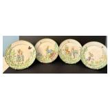 LR - Set of 8 Pottery Barn Peter Rabbit Salad Plates with Original Box
