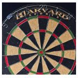 LLR - Harvard Sports Bristle Dartboard Set with Foam Backing and Dart Accessories