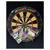 LLR - Harvard Sports Bristle Dartboard Set with Foam Backing and Dart Accessories