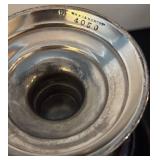 LR - 4-Piece Vintage Silver-Plated Tea Set with Tray and Lidded Sugar Bowl, Moore & Co