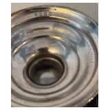 LR - 4-Piece Vintage Silver-Plated Tea Set with Tray and Lidded Sugar Bowl, Moore & Co